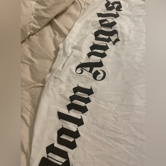 Palm Angels Classic Logo Over Tee White (Size Xs) Mens. (oversized) - Picture 2 of 5